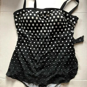 Le Cove  22W Polka Dot Swim Suit